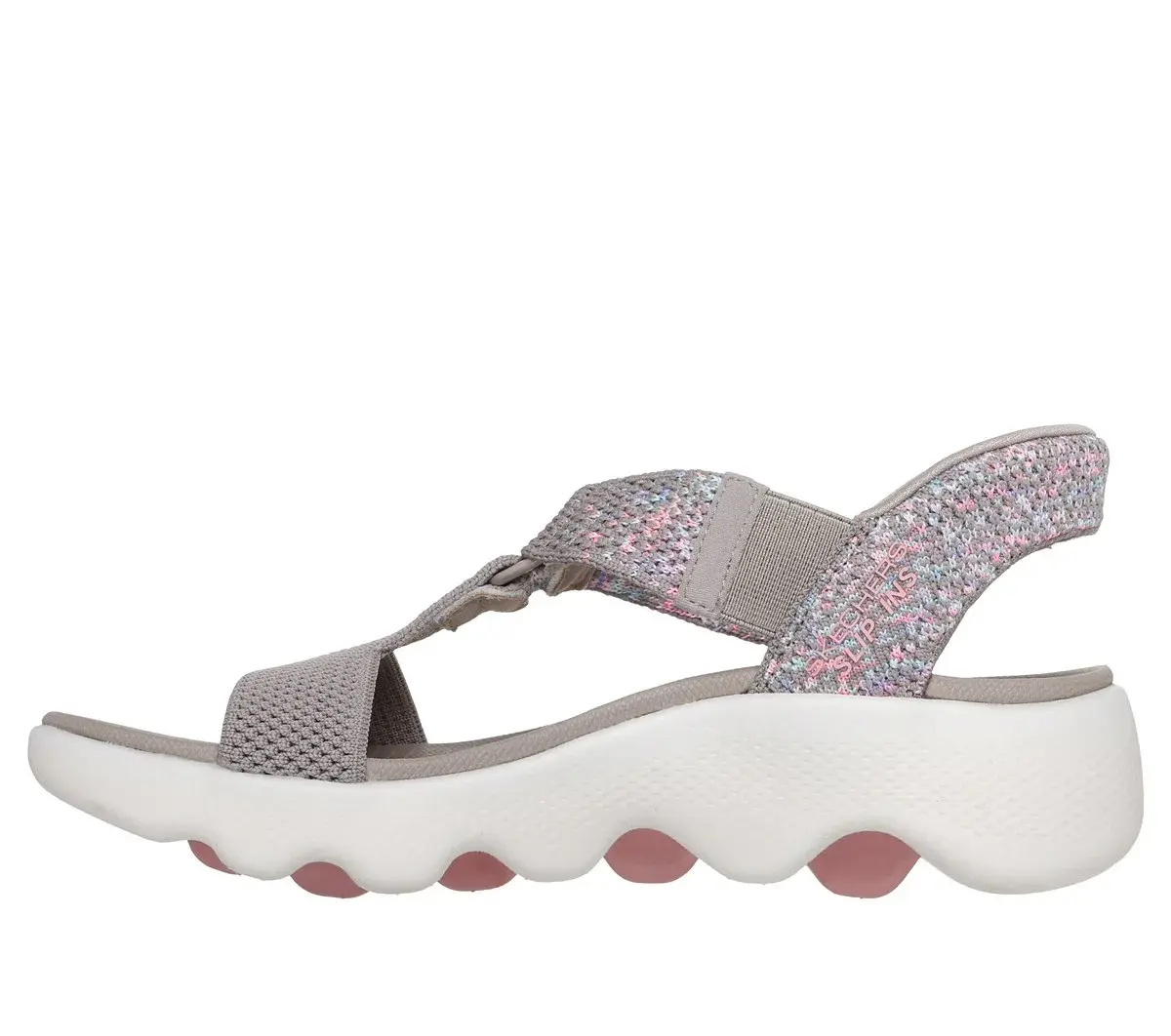 Skechers Slip-Ins: GO WALK Massage Fit Sandale – Confetti Sky Skechers Slip-Ins: GO WALK Massage Fit Sandale – Confetti Sky