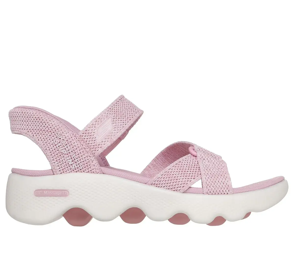 Skechers Slip-ins: GO WALK Massage Fit Sandale – Heather Skechers Slip-ins: GO WALK Massage Fit Sandale – Heather