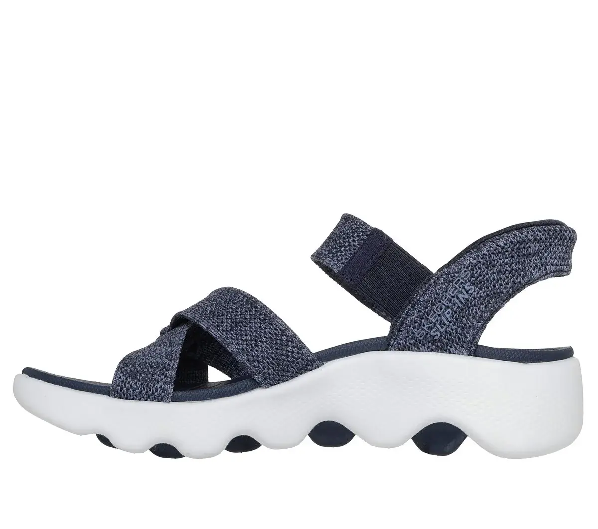 Skechers Slip-ins: GO WALK Massage Fit Sandale – Heather Skechers Slip-ins: GO WALK Massage Fit Sandale – Heather