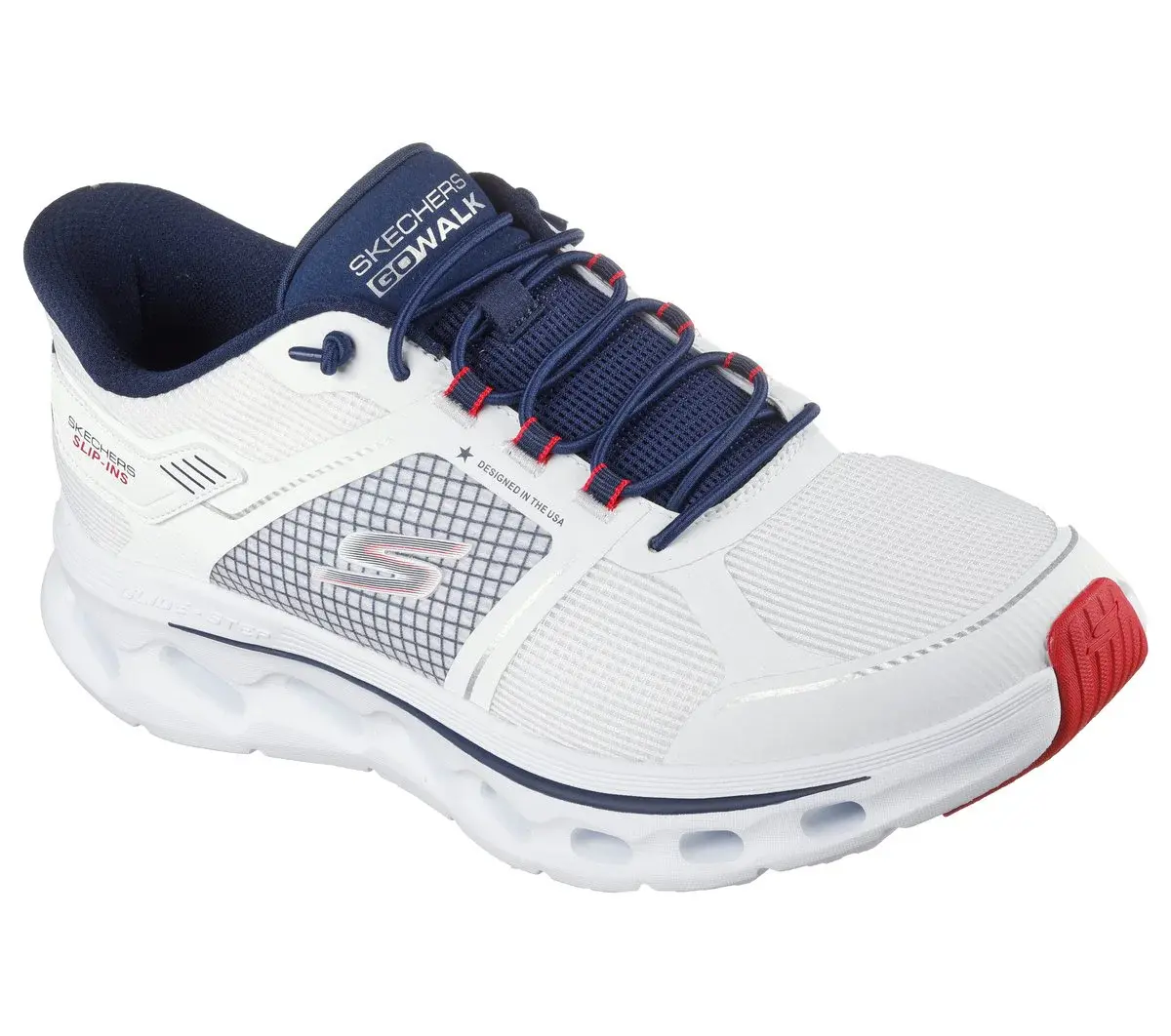 Skechers Slipper: GO WALK Glide-Step 2.0 – Flag Staff Skechers Slipper: GO WALK Glide-Step 2.0 – Flag Staff