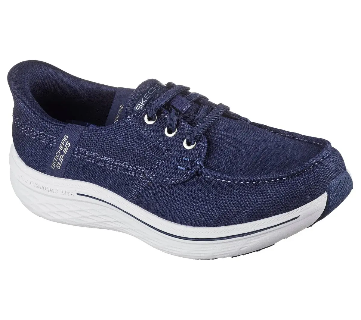 Skechers Slipper: Max Cushioning Lite Aura – Corinne Skechers Slipper: Max Cushioning Lite Aura – Corinne